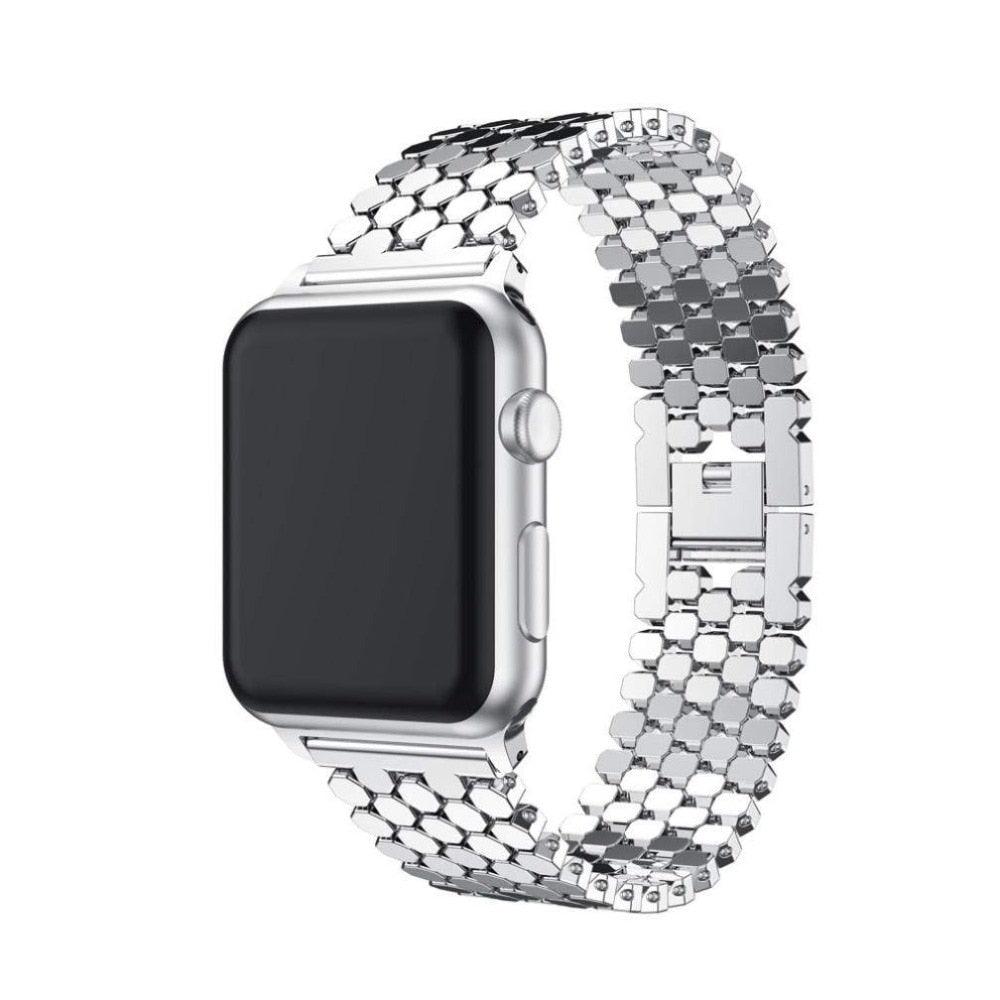 Stainless Steel Apple Watch Strap Series 11/10/9/8/7/6/5/4/ SE / Ultra 1/2/3