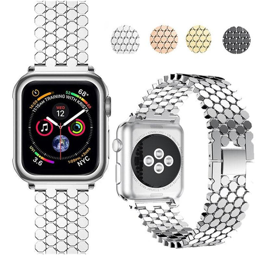 Steel Apple Watch Strap Series 11/10/9/8/7/6/5/4/ SE / Ultra 1/2/3