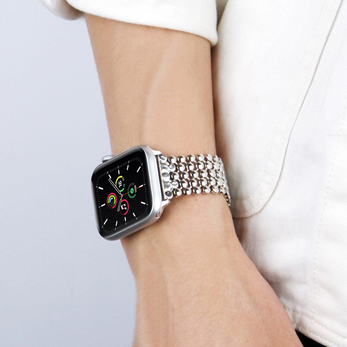 Steel Apple Watch Strap Series 11/10/9/8/7/6/5/4/ SE / Ultra 1/2/3
