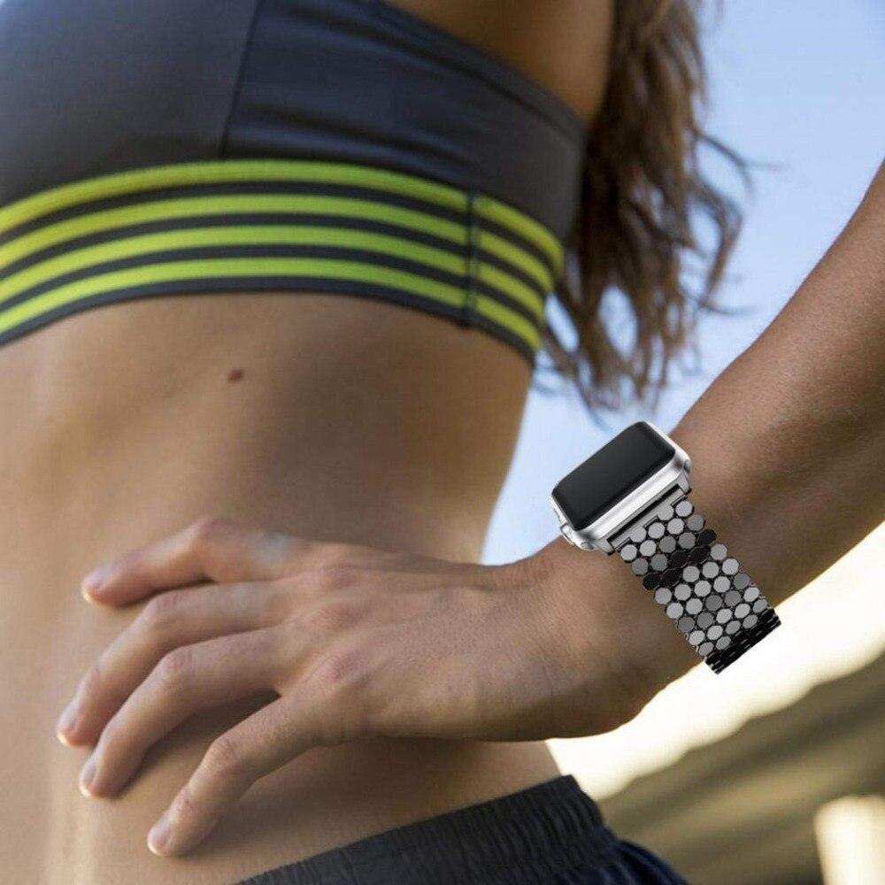 Steel Apple Watch Strap Series 11/10/9/8/7/6/5/4/ SE / Ultra 1/2/3
