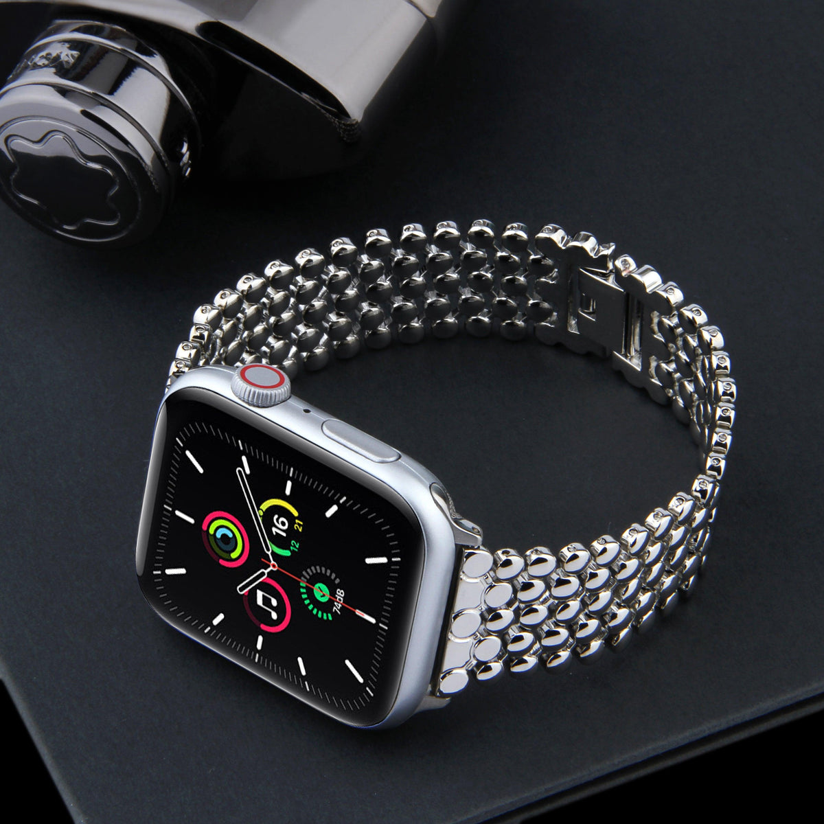 Steel Apple Watch Strap Series 11/10/9/8/7/6/5/4/ SE / Ultra 1/2/3