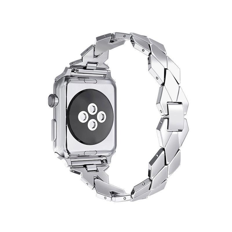 Stainless Steel Apple Watch Strap Series 11/10/9/8/7/6/5/4/ SE / Ultra 1/2/3