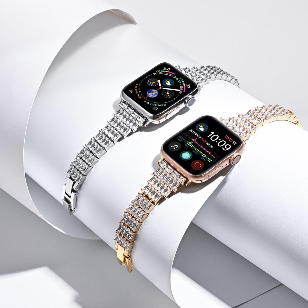 Diamond Apple Watch Band Series 11/10/9/8/7/6/5/4/ SE / Ultra 1/2/3