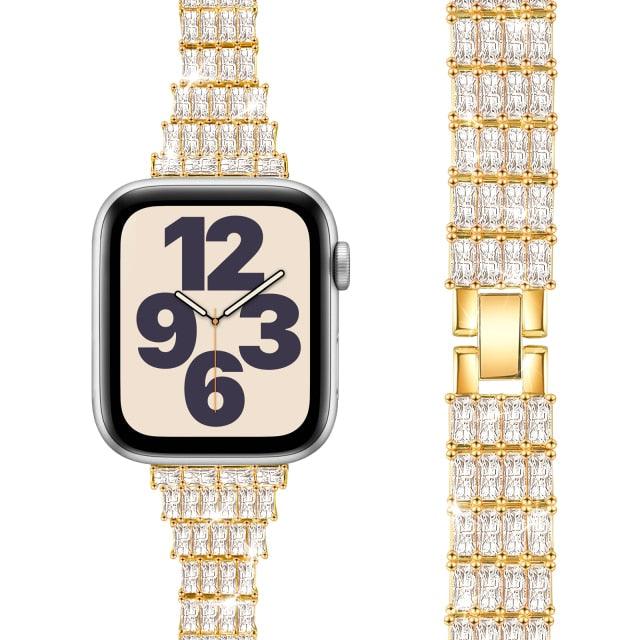 Diamond Apple Watch Band Series 11/10/9/8/7/6/5/4/ SE / Ultra 1/2/3