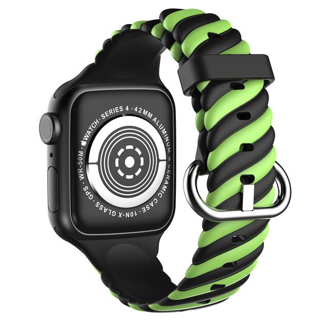 Rubber  Rainbow Apple Watch Band Series 11/10/9/8/7/6/5/4/ SE / Ultra 1/2/3