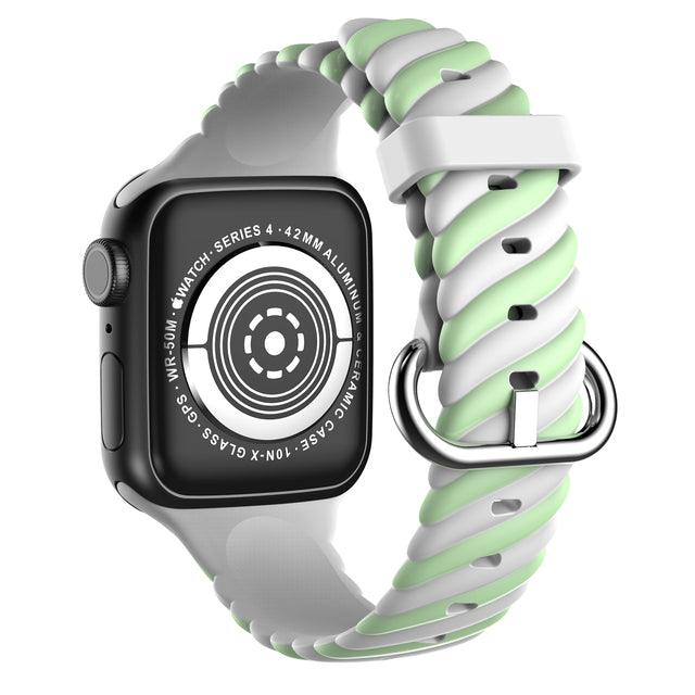 Rubber  Rainbow Apple Watch Band Series 11/10/9/8/7/6/5/4/ SE / Ultra 1/2/3