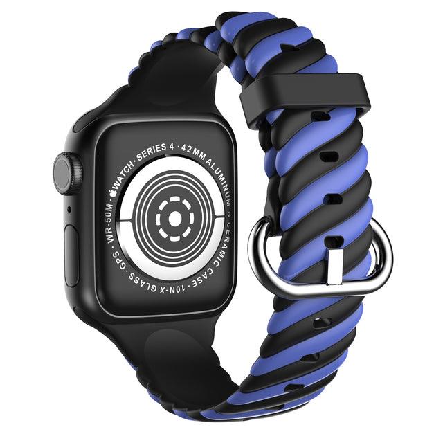 Rubber  Rainbow Apple Watch Band Series 11/10/9/8/7/6/5/4/ SE / Ultra 1/2/3