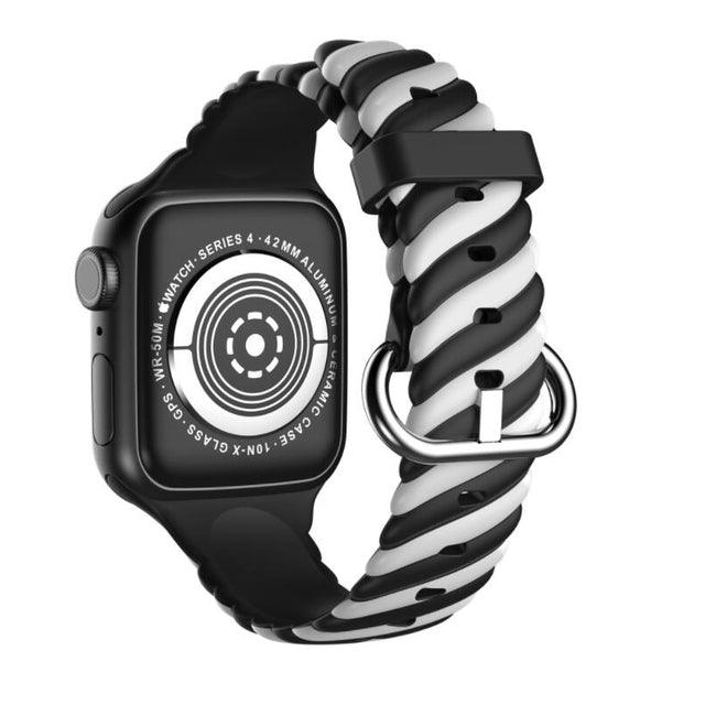 Rubber  Rainbow Apple Watch Band Series 11/10/9/8/7/6/5/4/ SE / Ultra 1/2/3