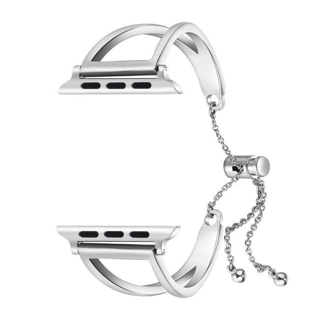 Stainless Steel Apple Watch Jewelry Strap Series 11/10/9/8/7/6/5/4/ SE / Ultra 1/2/3