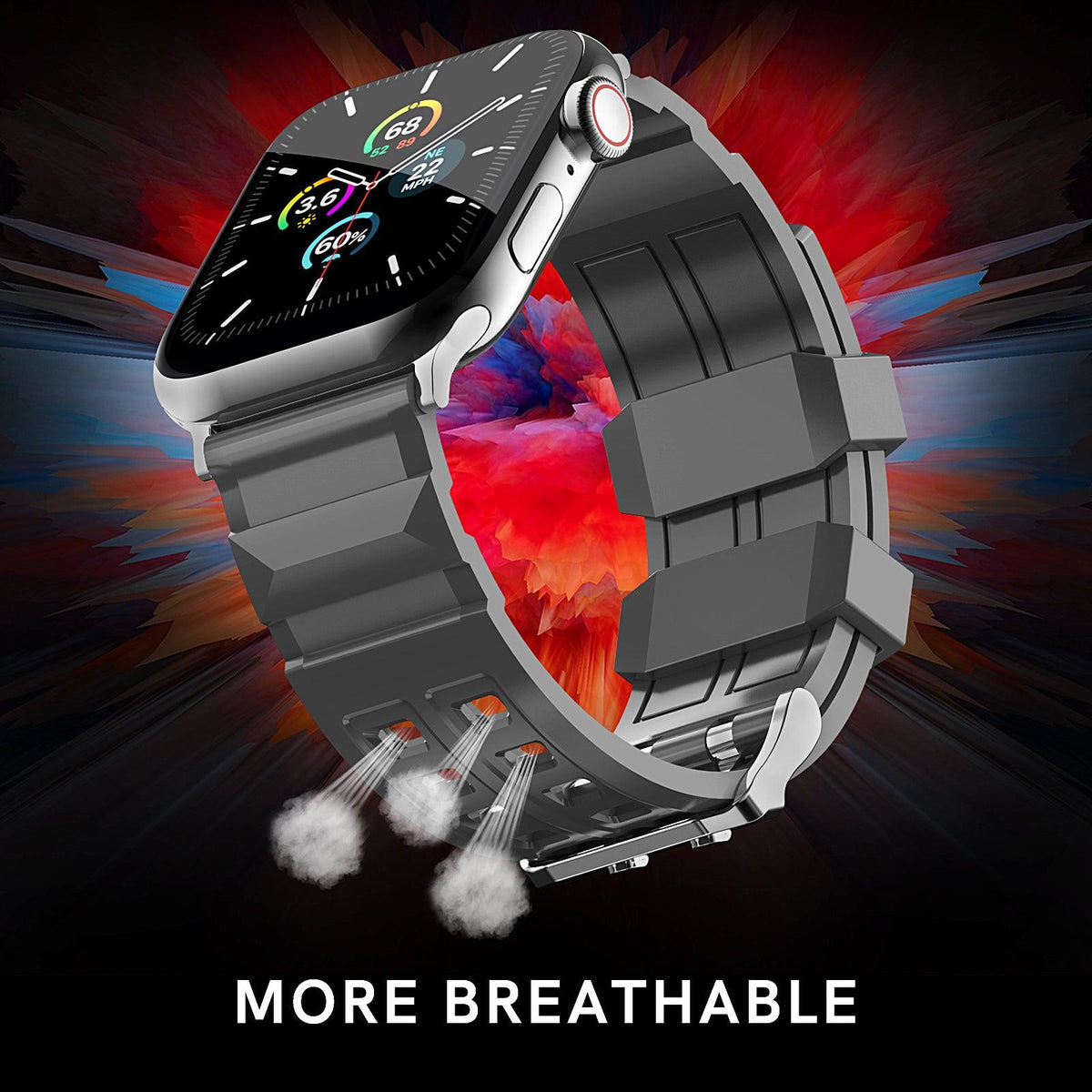 Silicone Apple Watch Band Series 11/10/9/8/7/6/5/4/ SE / Ultra 1/2/3