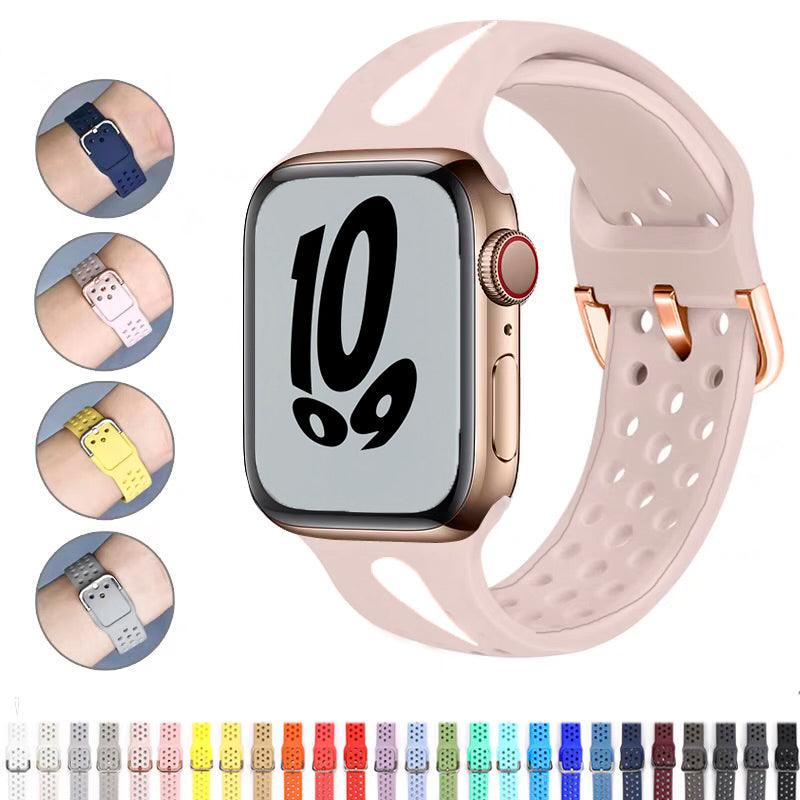 Silicone Apple Watch Band Series 11/10/9/8/7/6/5/4/ SE / Ultra 1/2/3