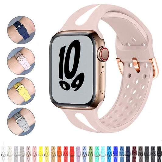 Silicone Apple Watch Band Series 11/10/9/8/7/6/5/4/ SE / Ultra 1/2/3