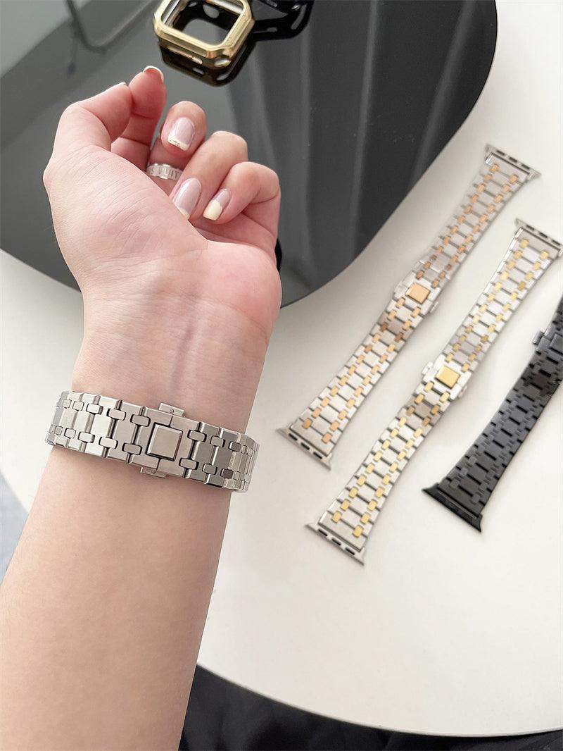 Stainless Steel Apple Watch Band Series 11/10/9/8/7/6/5/4/ SE / Ultra 1/2/3