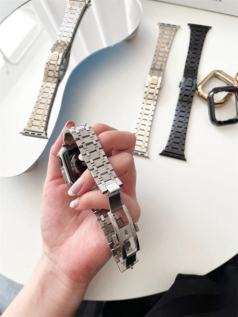 Stainless Steel Apple Watch Band Series 11/10/9/8/7/6/5/4/ SE / Ultra 1/2/3