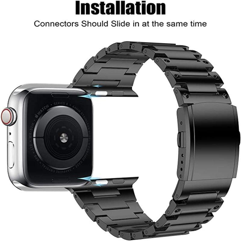 316L Stainless Steel Band for Apple Watch Series 1–11, SE, Ultra 1–3