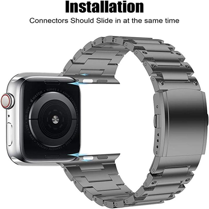 316L Stainless Steel Band for Apple Watch Series 1–11, SE, Ultra 1–3
