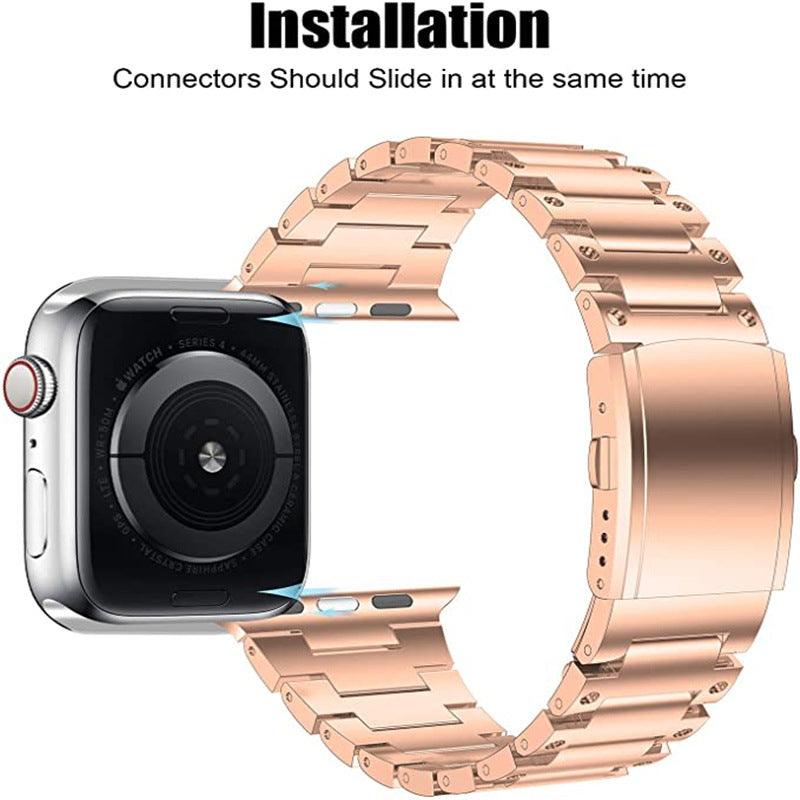 316L Stainless Steel Band for Apple Watch Series 1–11, SE, Ultra 1–3
