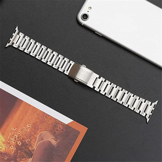 316L Stainless Steel Band for Apple Watch Series 1–11, SE, Ultra 1–3