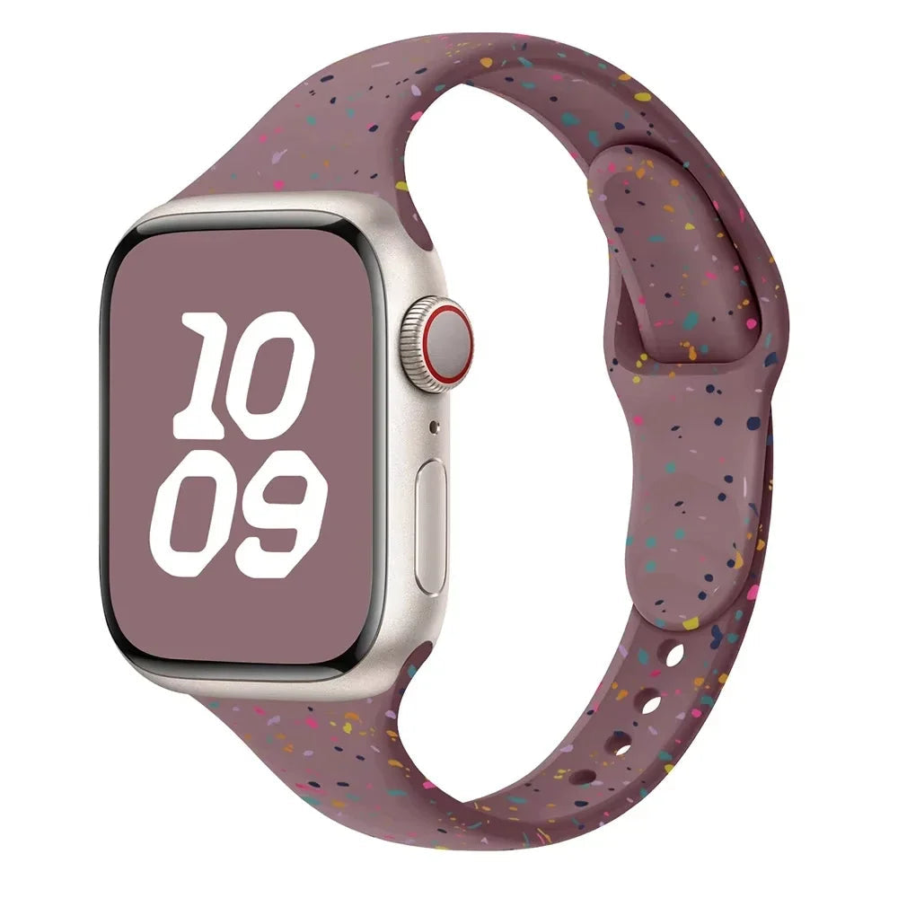 Slim Silicon Apple Watch Band-Strap