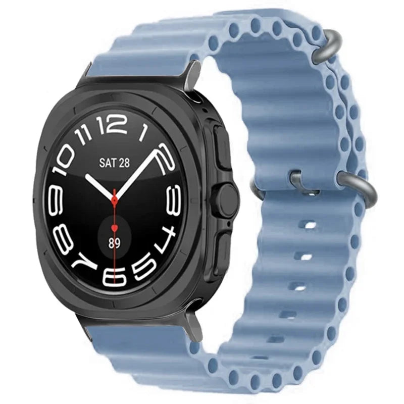 Ocean Silicone Samsung Galaxy 7 Ultra Watch Band 47MM