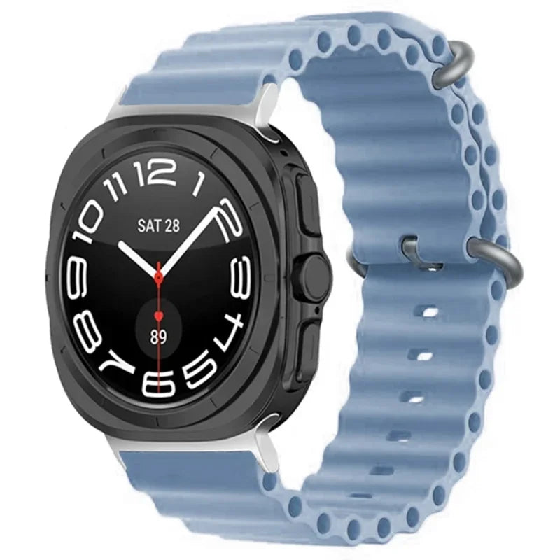 Ocean Silicone Samsung Galaxy 7 Ultra Watch Band 47MM