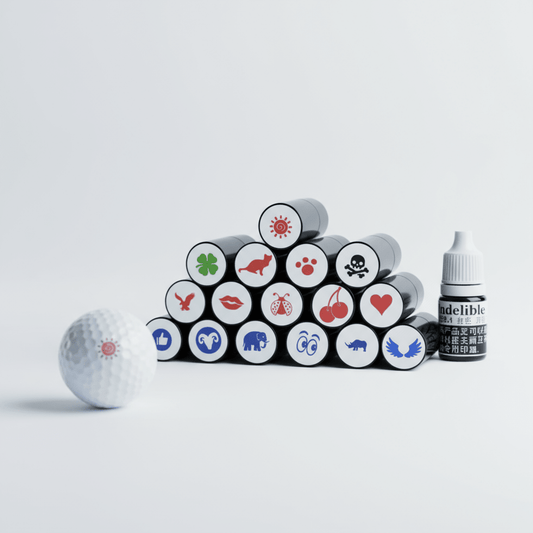 Quick-Dry Golf Ball Stamper