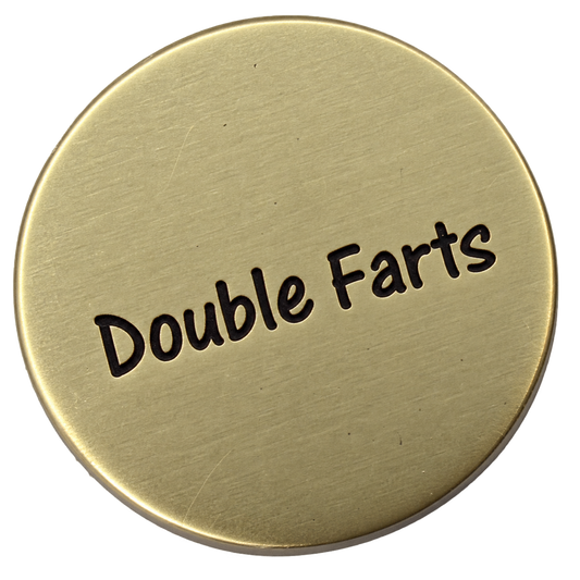 Double Farts - Golf Ball Marker