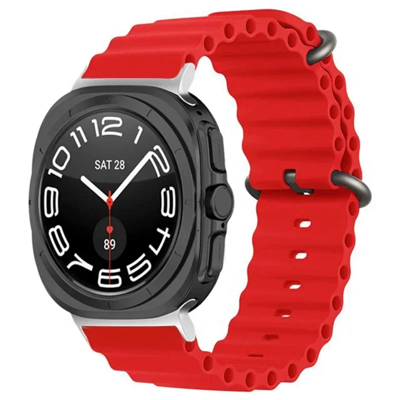 Ocean Silicone Samsung Galaxy 7 Ultra Watch Band 47MM