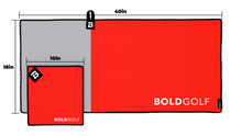 Load image into Gallery viewer, The Classic - Two-Tone Magnetic Golf Towel Set
