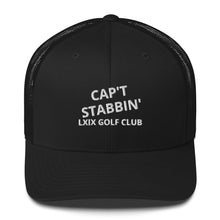 Load image into Gallery viewer, Capt Stabbin Trucker Cap
