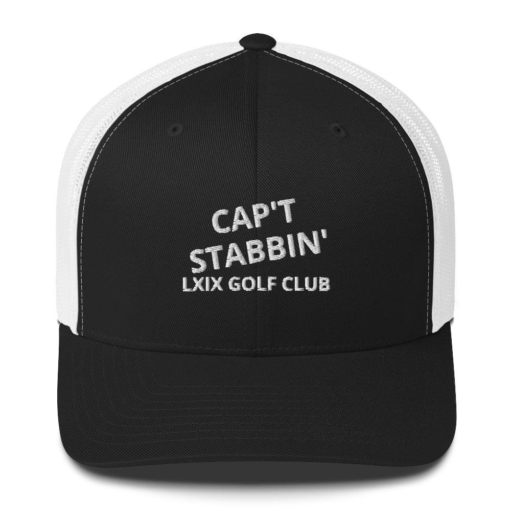 Capt Stabbin Trucker Cap