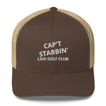 Load image into Gallery viewer, Capt Stabbin Trucker Cap
