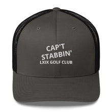 Load image into Gallery viewer, Capt Stabbin Trucker Cap
