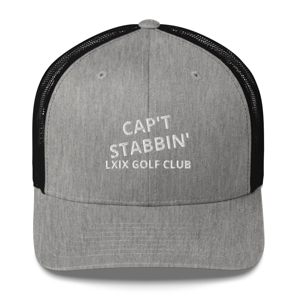 Capt Stabbin Trucker Cap