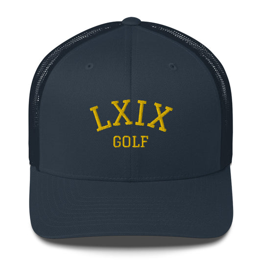 Collegiate Arch Trucker Cap