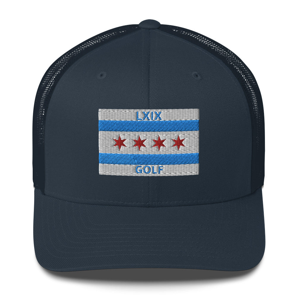 Chicago Flag Trucker Cap