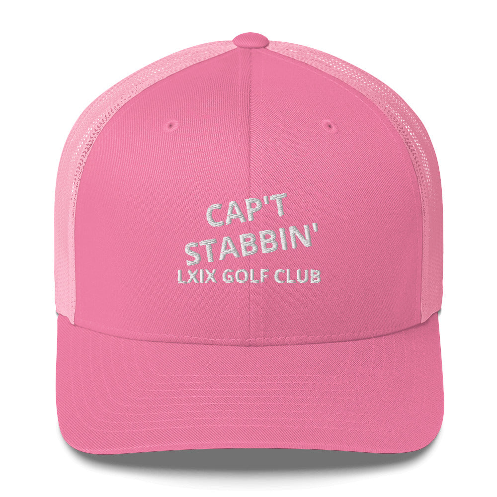 Capt Stabbin Trucker Cap
