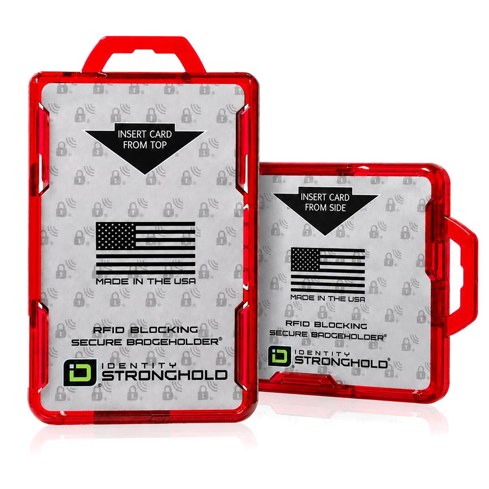 Secure Badge Holder DuoLite ® Vertical 2 ID Card Holder