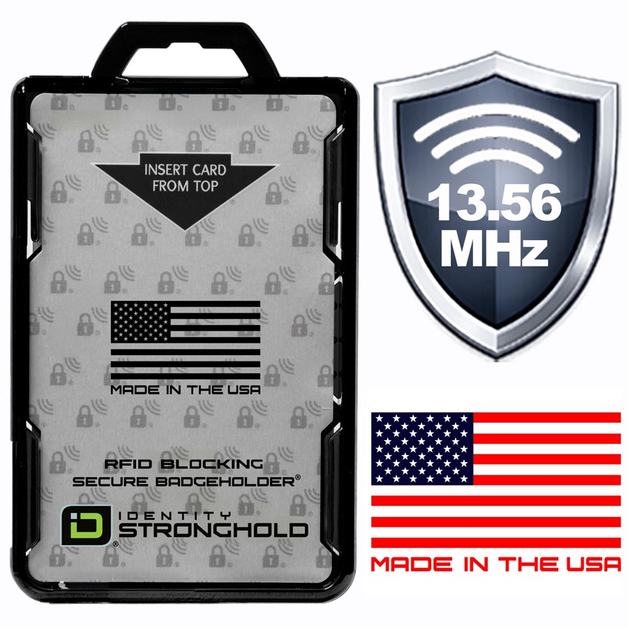Secure Badge Holder DuoLite ® Vertical 2 ID Card Holder