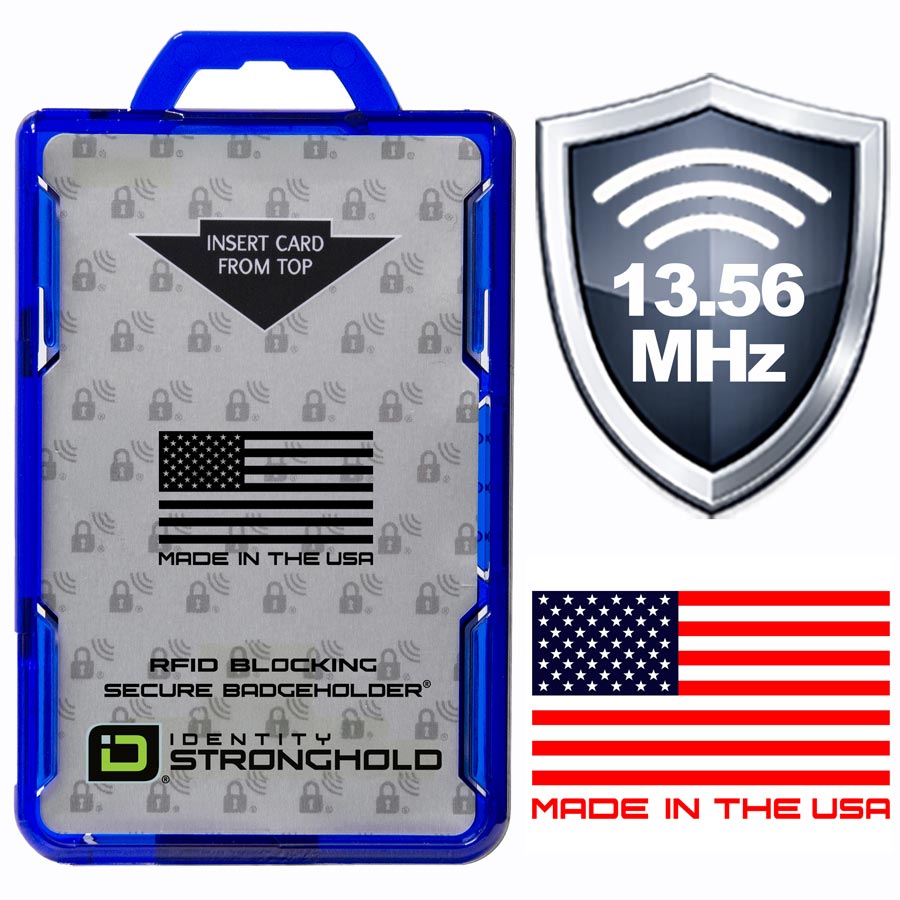 Secure Badge Holder DuoLite ® Vertical 2 ID Card Holder