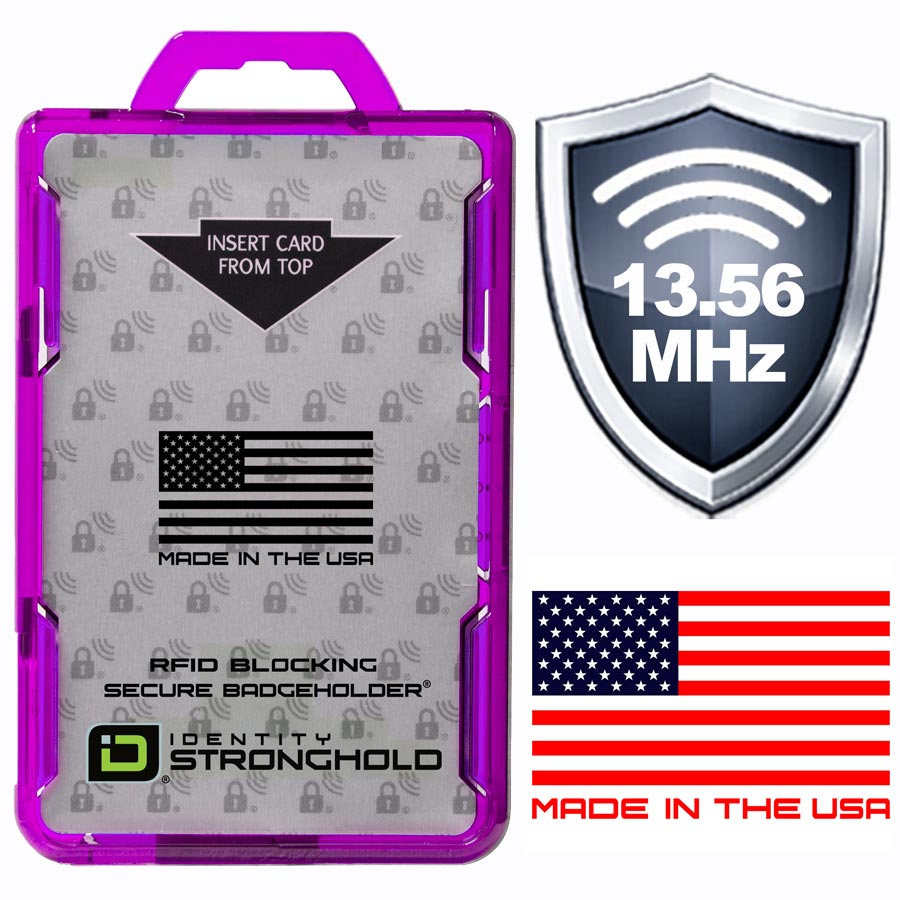 Secure Badge Holder DuoLite ® Vertical 2 ID Card Holder