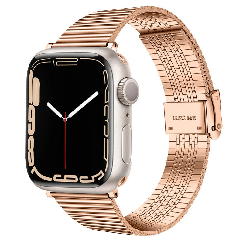 Stainless Steel Apple Watch Strap Series 11/10/9/8/7/6/5/4/ SE / Ultra 1/2/3