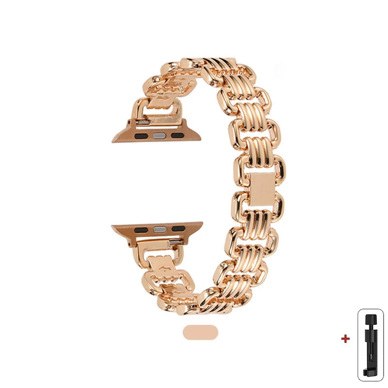 Stainless Steel Apple Watch Strap Series 11/10/9/8/7/6/5/4/ SE / Ultra 1/2/3