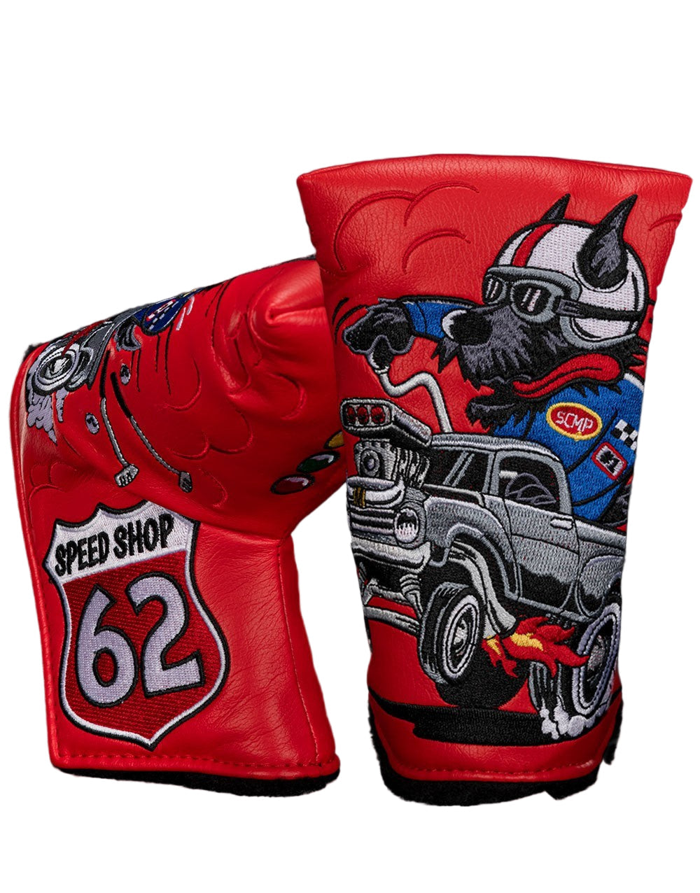 Scotty Cameron Limited Red Speed Dog Mid-Mallet Putter Headcover