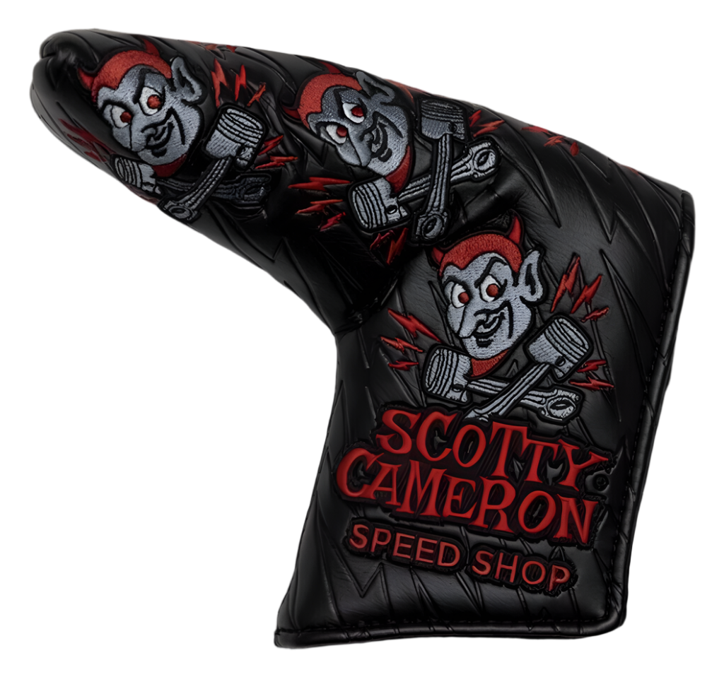 Scotty Cameron - Speed Demon Speed Shop Red/Black Blade Putter Headcover