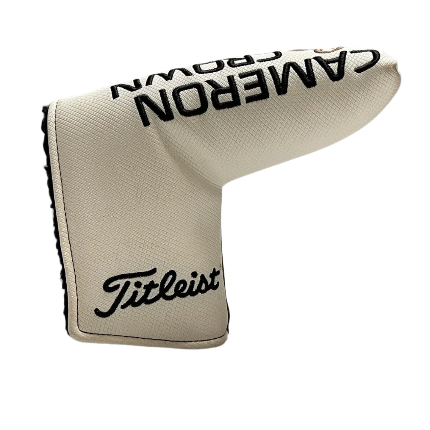 Scotty Cameron - Cameron & Crown "Made to Play" White/Brown Blade Putter Headcover