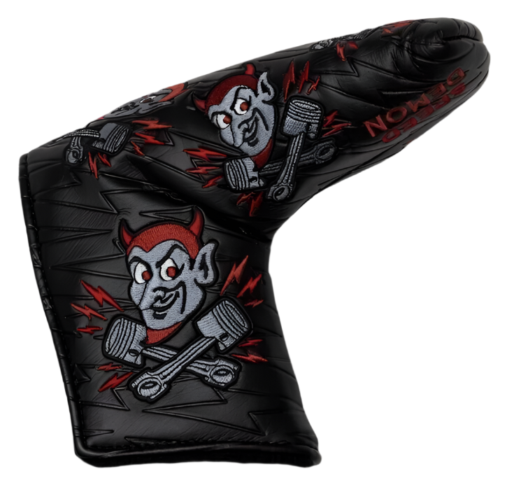 Scotty Cameron - Speed Demon Speed Shop Red/Black Blade Putter Headcover