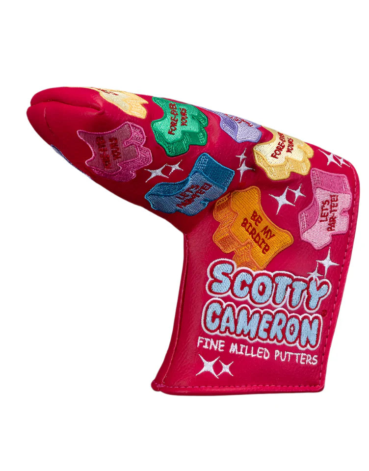 Scotty Cameron Valentine's Day 2025 Candy Dog Blade Putter Headcover