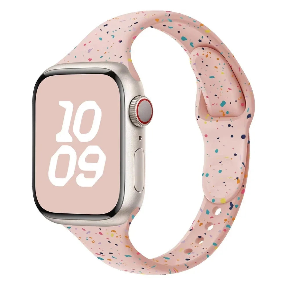 Slim Silicon Apple Watch Band-Strap