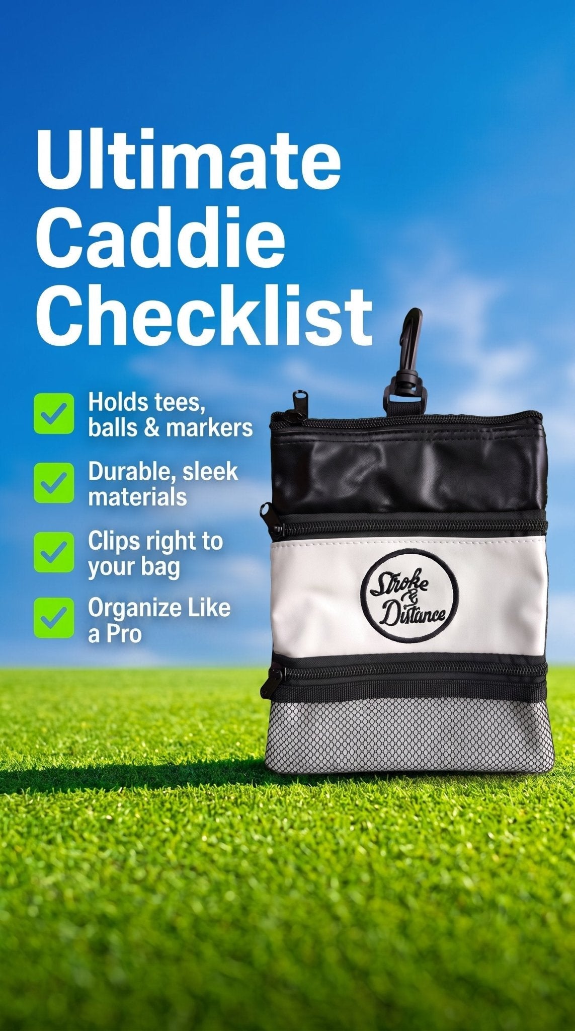 S&D Golf Pouch On-the-Go Solution for Your Golfing Essentials